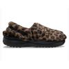 imageCrocs UnisexAdult Classic Unfurgettable Clogs Fuzzy SlippersSepiaLeopard