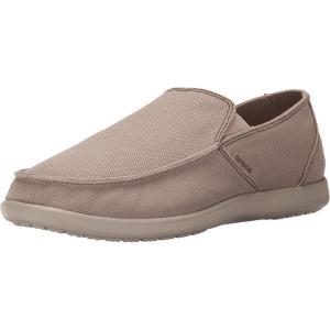 imageCrocs Mens Santa Cruz LoafersKhakiCobblestone