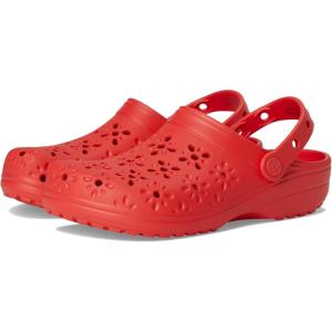 imageCrocs Unisex Adult Floral Classic ClogsCherry Red