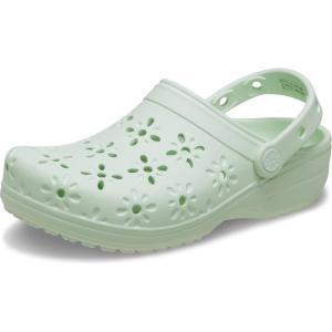 imageCrocs Unisex Adult Floral Classic ClogsJade Tint