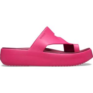 imageCrocs Womens Getaway Toe Loop Platform SandalsDragon Fruit