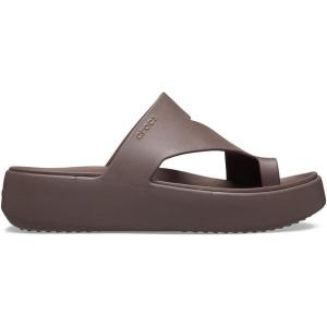 imageCrocs Womens Getaway Toe Loop Platform SandalsTruffle