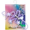 imageCrocs Jibbitz Purple Beads ampamp Bows Jewelry Shoe Charms Purple Meta 5Pack
