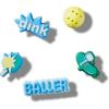 imageCrocs Unisex Jibbitz Sports ampamp Interests Pickle Ball 5 Pack