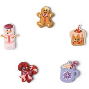 imageCrocs Jibbitz Cute Winter Treats Christmas Shoe Charms Cute Winter Foods 5Pack