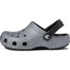 imageCrocs Kids Classic Glitter ClogBlackSilver Glitter