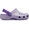 imageCrocs Kids Classic Glitter ClogNeon PurpleMulti