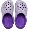 imageCrocs Kids Classic Glitter ClogNeon PurpleMulti