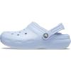 imageCrocs Unisex Adult Classic Lined Clog Fuzzy SlippersBlue Calcite