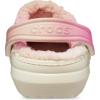 imageCrocs Unisex Adult Classic Lined Clog Fuzzy SlippersBoneColor Dip