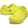 imageCrocs Unisex Adult Classic Lined Clog Fuzzy SlippersCyber Yellow
