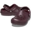 imageCrocs Unisex Adult Classic Lined Clog Fuzzy SlippersDark Cherry
