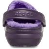 imageCrocs Unisex Adult Classic Lined Clog Fuzzy SlippersDark Iris