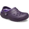 imageCrocs Unisex Adult Classic Lined Clog Fuzzy SlippersDark Iris