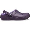 imageCrocs Unisex Adult Classic Lined Clog Fuzzy SlippersDark Iris