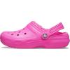 imageCrocs Unisex Adult Classic Lined Clog Fuzzy SlippersElectric PinkElectric Pink