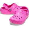 imageCrocs Unisex Adult Classic Lined Clog Fuzzy SlippersElectric PinkElectric Pink
