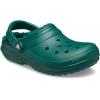 imageCrocs Unisex Adult Classic Lined Clog Fuzzy SlippersEmerald