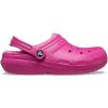 imageCrocs Unisex Adult Classic Lined Clog Fuzzy SlippersFuchsia Fun