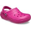 imageCrocs Unisex Adult Classic Lined Clog Fuzzy SlippersFuchsia Fun