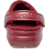 imageCrocs Unisex Adult Classic Lined Clog Fuzzy SlippersGarnet