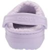 imageCrocs Unisex Adult Classic Lined Clog Fuzzy SlippersLavenderLavender