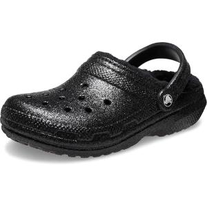 imageCrocs Unisex Adult Classic Lined Clog Fuzzy SlippersBlack