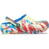 imageCrocs Kids Classic Lined ClogsSulphurMulti Marbled Tiedye
