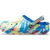 imageCrocs Kids Classic Lined ClogsSulphurMulti Marbled Tiedye