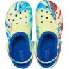 imageCrocs Kids Classic Lined ClogsSulphurMulti Marbled Tiedye