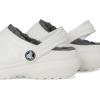 imageCrocs Kids Classic Lined ClogsWhiteGrey