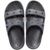 imageCrocs Unisex Adult Classic Twostrap Slide SandalsBlackGlitter Rainbow