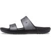 imageCrocs Unisex Adult Classic Twostrap Slide SandalsBlackGlitter Rainbow