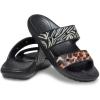 imageCrocs Unisex Adult Classic Twostrap Slide SandalsBlackMulti Animal Remix