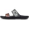imageCrocs Unisex Adult Classic Twostrap Slide SandalsBlackMulti Animal Remix