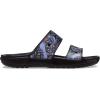imageCrocs Unisex Adult Classic Twostrap Slide SandalsBlackMulti Glitter