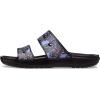 imageCrocs Unisex Adult Classic Twostrap Slide SandalsBlackMulti Glitter