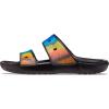 imageCrocs Unisex Adult Classic Twostrap Slide SandalsBlackSpray Dye