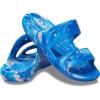 imageCrocs Unisex Adult Classic Twostrap Slide SandalsBlue BoltMulti