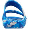 imageCrocs Unisex Adult Classic Twostrap Slide SandalsBlue BoltMulti