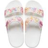 imageCrocs Unisex Adult Classic Twostrap Slide SandalsMultiWhite
