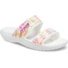 imageCrocs Unisex Adult Classic Twostrap Slide SandalsMultiWhite