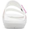 imageCrocs Unisex Adult Classic Twostrap Slide SandalsMultiWhite