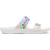 imageCrocs Unisex Adult Classic Twostrap Slide SandalsRainbow Swirl