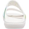 imageCrocs Unisex Adult Classic Twostrap Slide SandalsWhiteSpray Dye