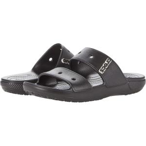 imageCrocs Unisex Adult Classic Twostrap Slide SandalsBlack