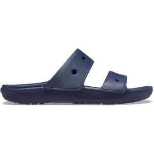 imageCrocs Unisex Adult Classic Twostrap Slide SandalsNavy