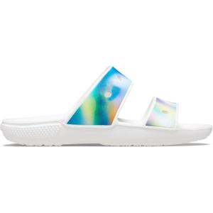 imageCrocs Unisex Adult Classic Twostrap Slide SandalsSolar Rainbow