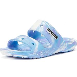 imageCrocs Unisex Adult Classic Twostrap Slide SandalsWhiteOxygen