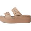 imageCrocs Brooklyn Buckle Low WedgeLatte